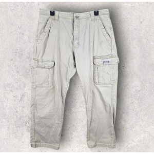 Wrangler Relaxed‎ Fit Baggy Cargo Pants Men's Size 34x32 (34x25.5)